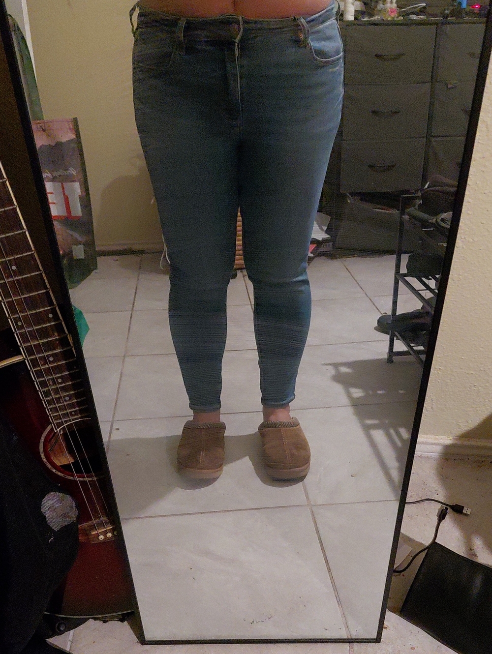 American Eagle Outfitters Skinny Jeans in Medium Blue Wash 12 XShort